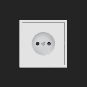 Single Schuko Socket 2 Pin