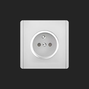 Single Schuko Socket with ground (earthing)